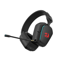 Redragon H868 Mira Tri-Mode RGB Wireless Gaming Headphone (Detachable Microphone)