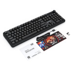 Redragon RM104 VOLCANO K526 WL Tri-Mode Gaming Membrane Keyboard with knob