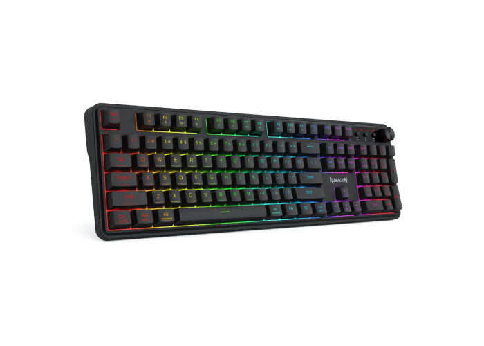 Redragon RM104 VOLCANO K526 WL Tri-Mode Gaming Membrane Keyboard with knob