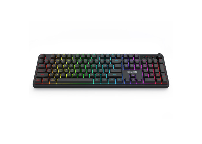 Redragon RM104 VOLCANO K526 WL Tri-Mode Gaming Membrane Keyboard with knob