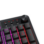 Redragon RM104 VOLCANO K526 WL Tri-Mode Gaming Membrane Keyboard with knob