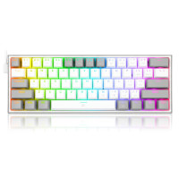 Redragon K617 FIZZ RGB Red Switch White-gray gaming Keyboard