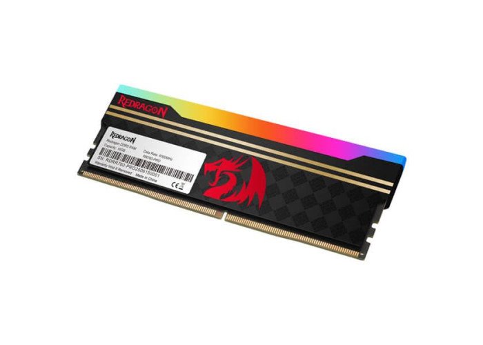 Redragon RR-760-PRO 16GB DDR5 6000MHz U-DIMM RGB Desktop RAM With Heatshink