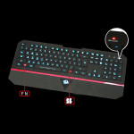 Redragon K502 Karura 7 color backlight gaming keyboard