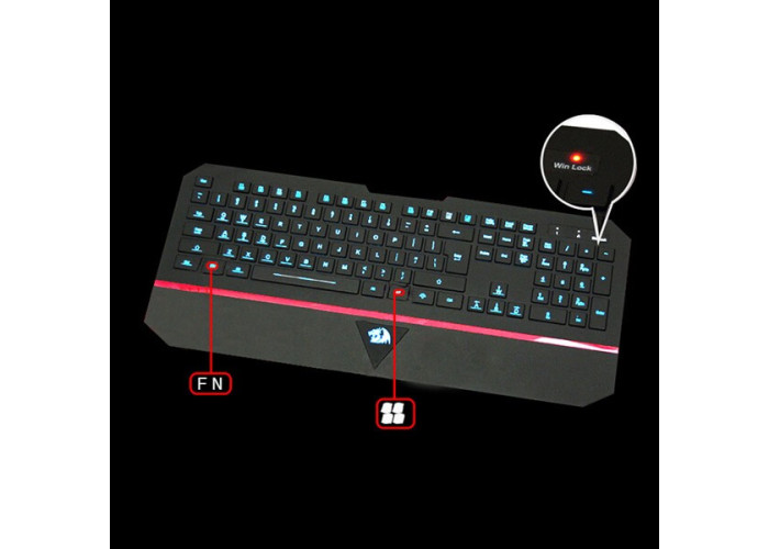 Redragon K502 Karura 7 color backlight gaming keyboard