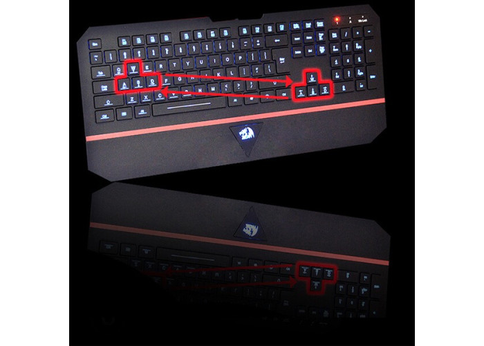 Redragon K502 Karura 7 color backlight gaming keyboard