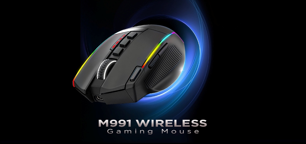 M991 9 Programmable Button Wireless Gaming Mouse